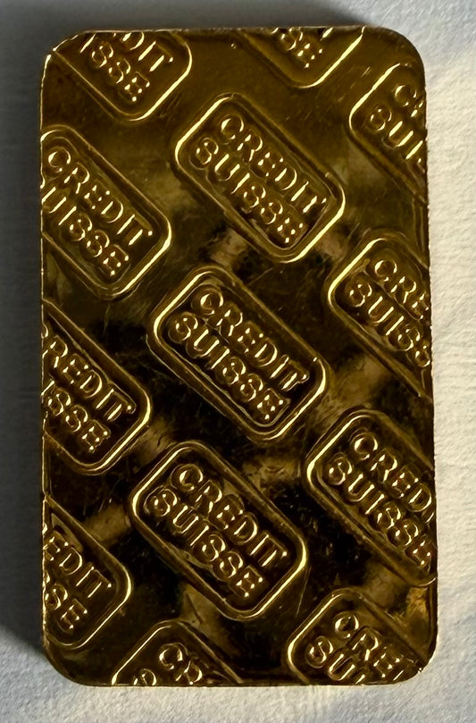 10g Credit Suisse Gold Bar