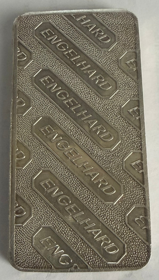 10 oz Silver Bar - Engelhard (Tall, "E" Globe Logo)