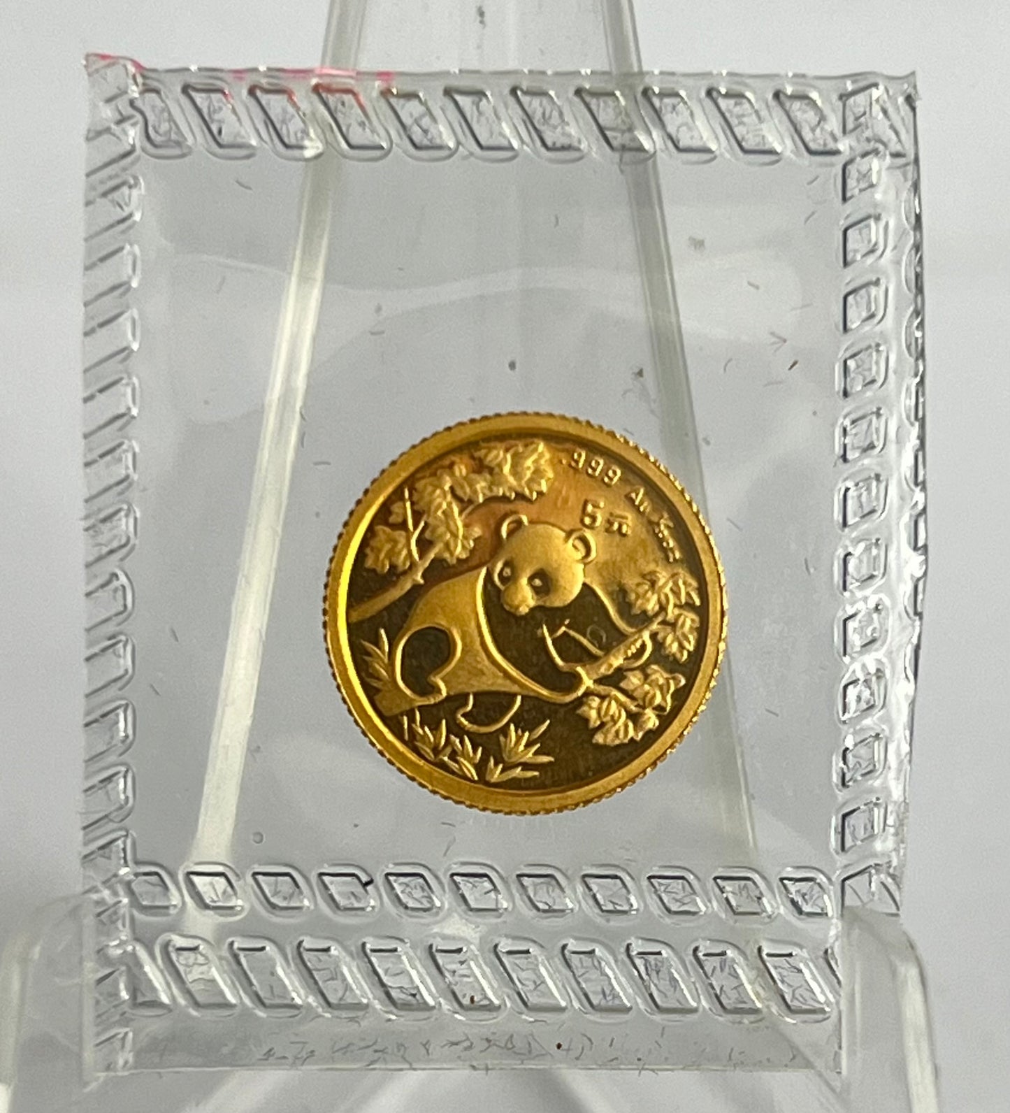 1992 China Panda 1/20 oz Gold Coin in Mint-Sealed Packaging