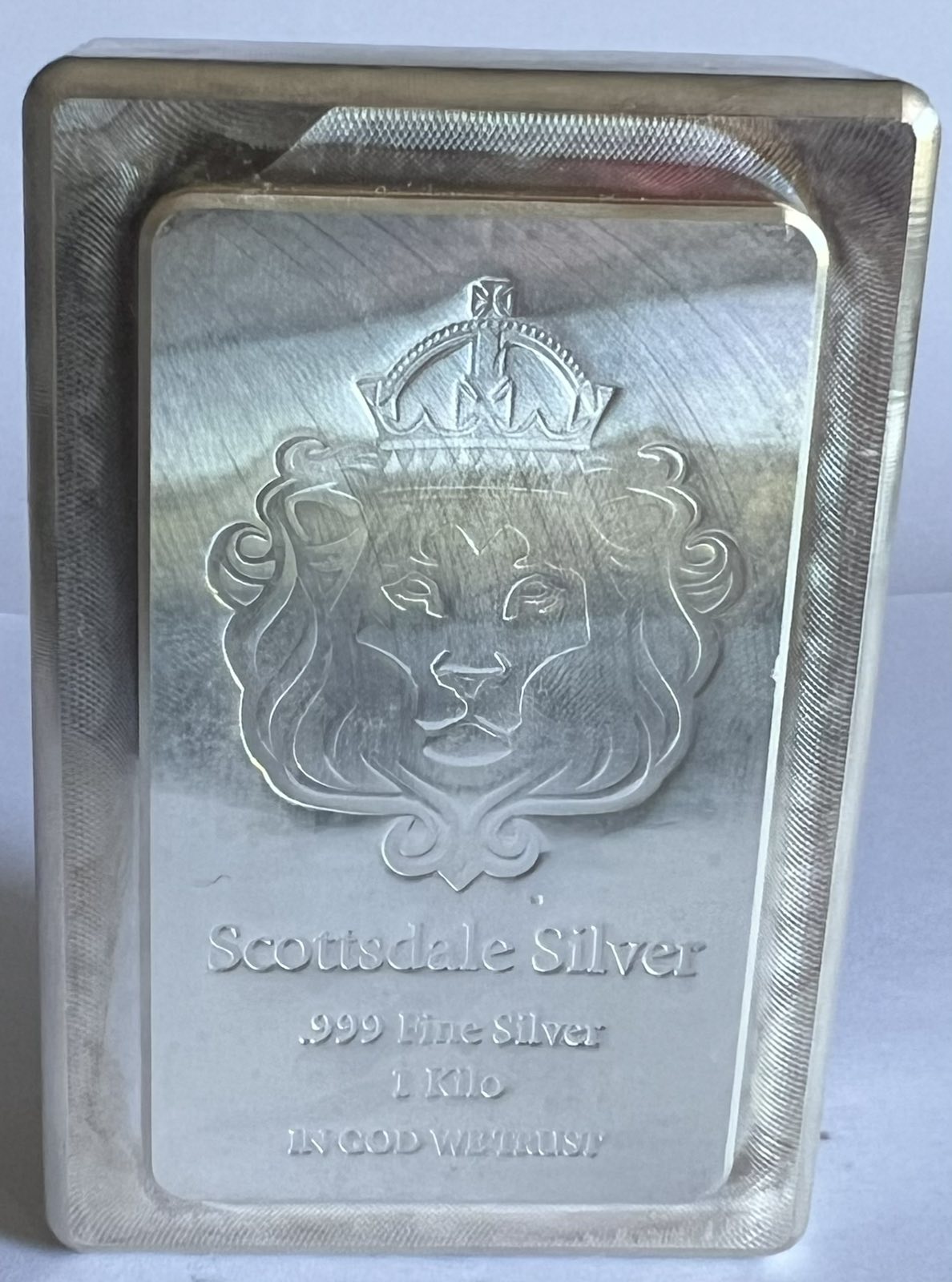 1 kilo Silver Bar - Scottsdale Mint Stacker®