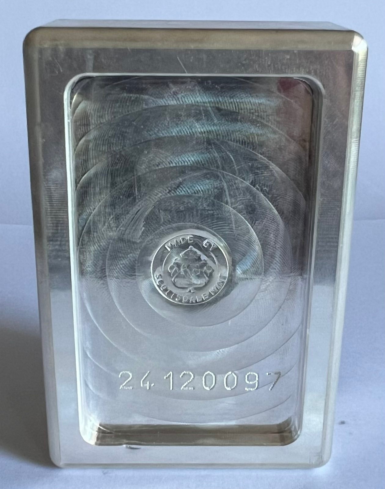 1 kilo Silver Bar - Scottsdale Mint Stacker®