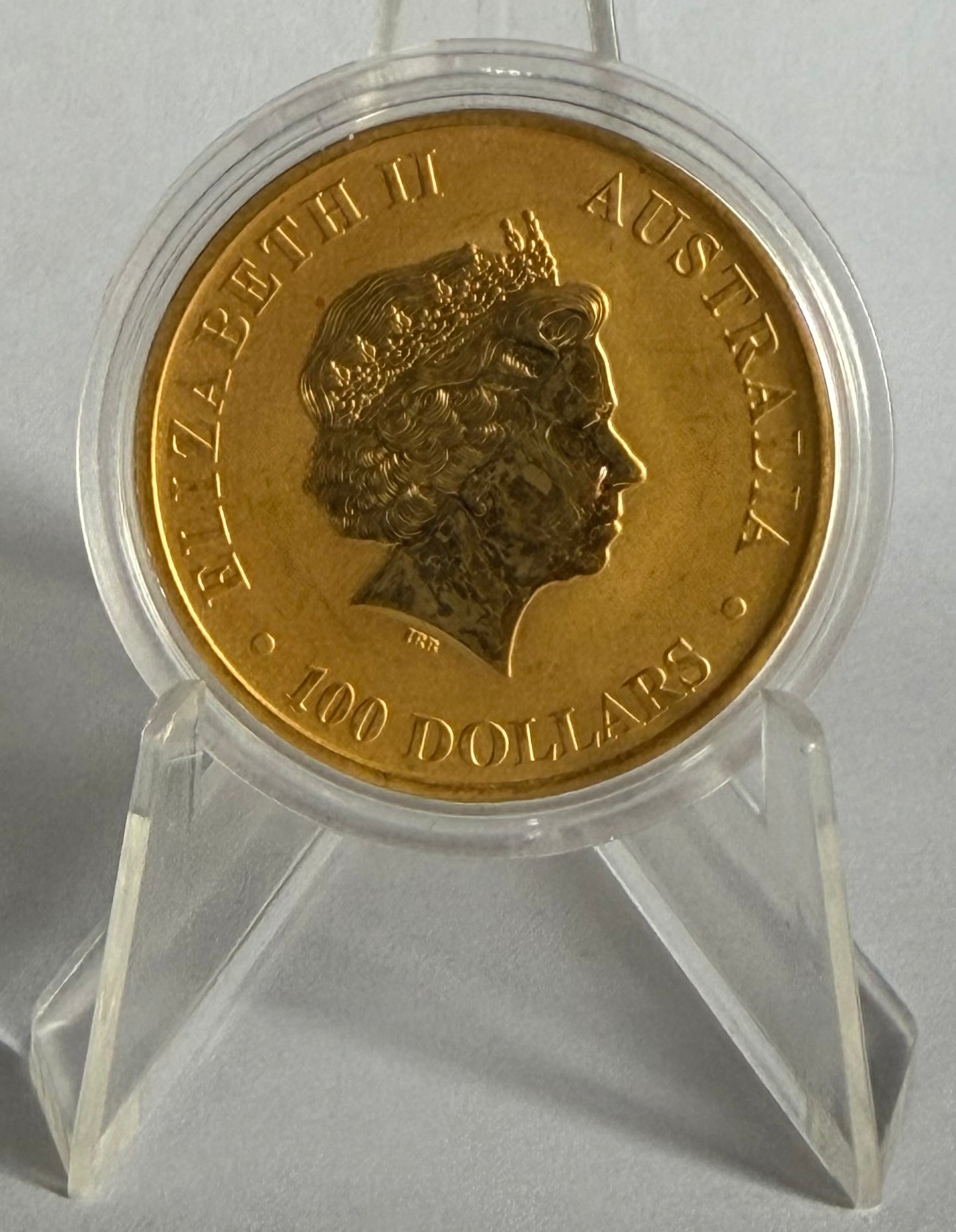 2010 Australia Kangaroo 1 oz Gold Coin in Capsule