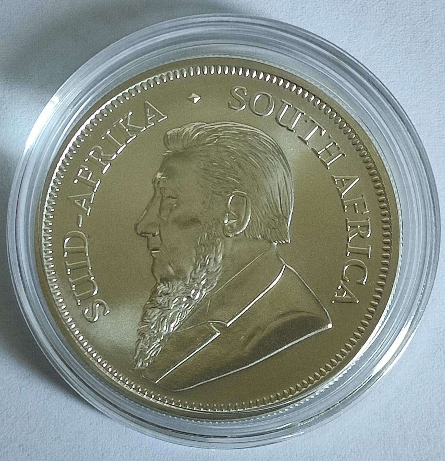 South Africa Krugerrand 1 oz (Random Year) Silver Coin BU in Capsule