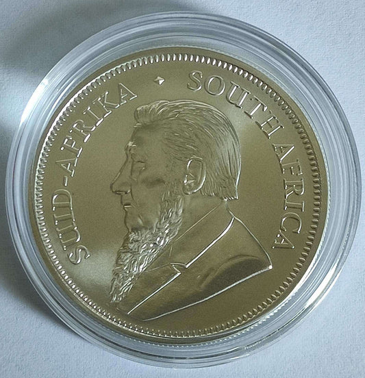 South Africa Krugerrand 1 oz (Random Year) Silver Coin BU in Capsule