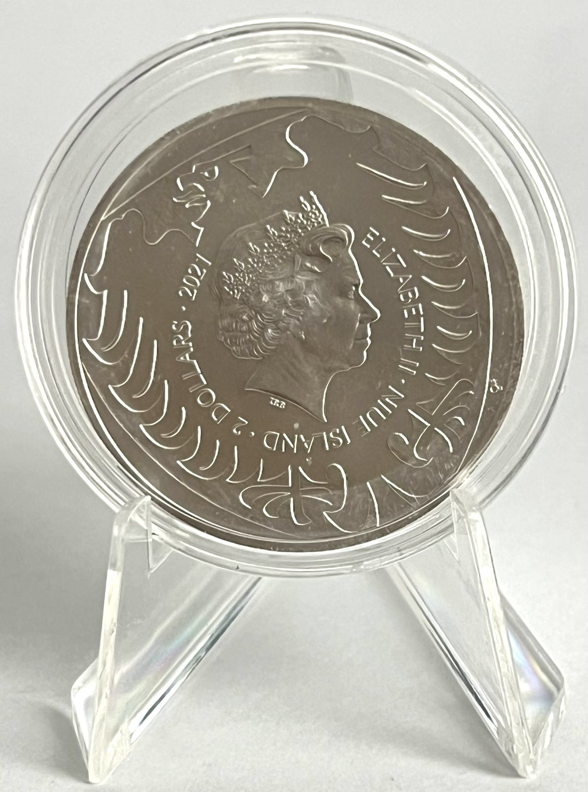2021 Niue 1 oz Silver Czech Lion BU in Capsule