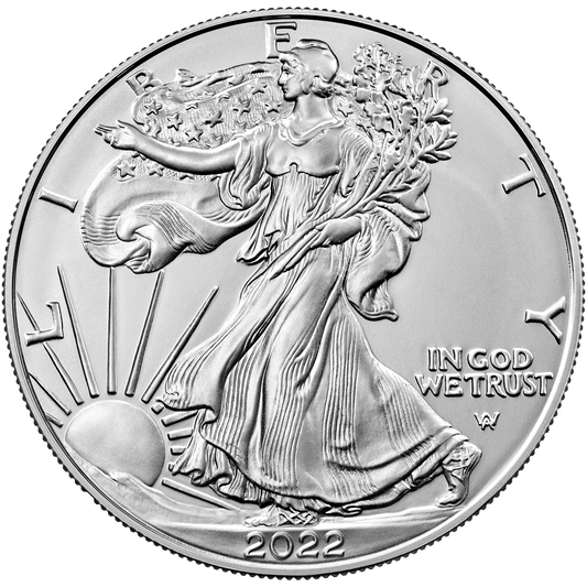 American Silver Eagle 1 oz bullion coin obverse (U.S. Mint image)
