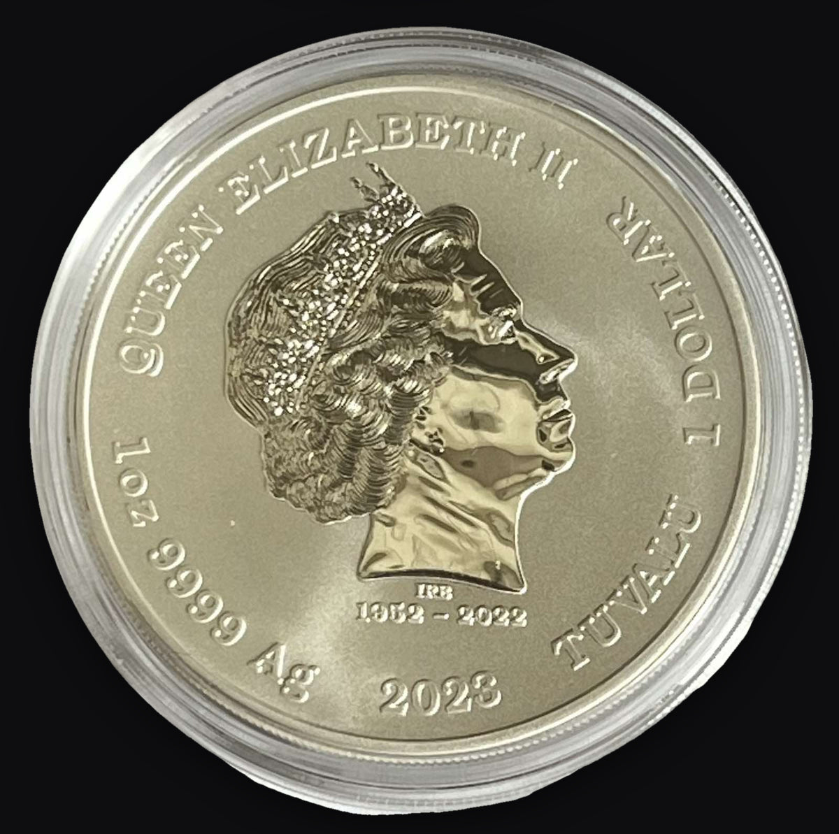 2023 Tuvalu 1 oz Silver Gods of Olympus BU (Ares)