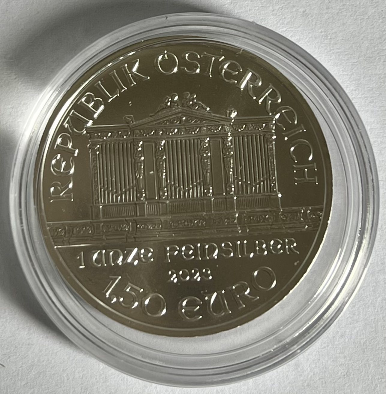 Tube of Austria Philharmonic 1 oz Silver Coin -20pcs