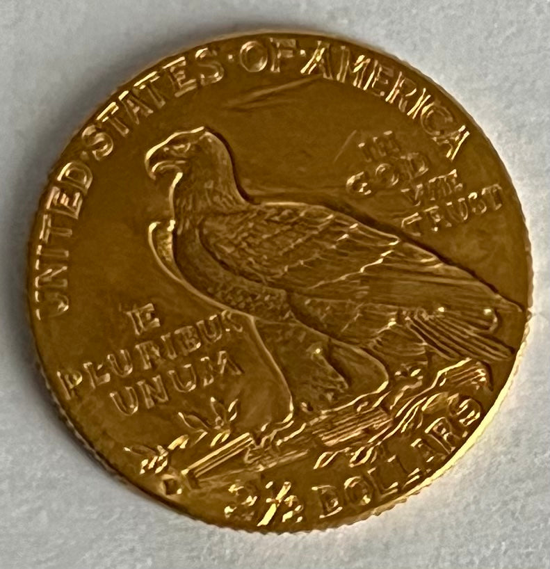 2 1/2 Dollars Indian Head - Quarter Eagle Gold Coin