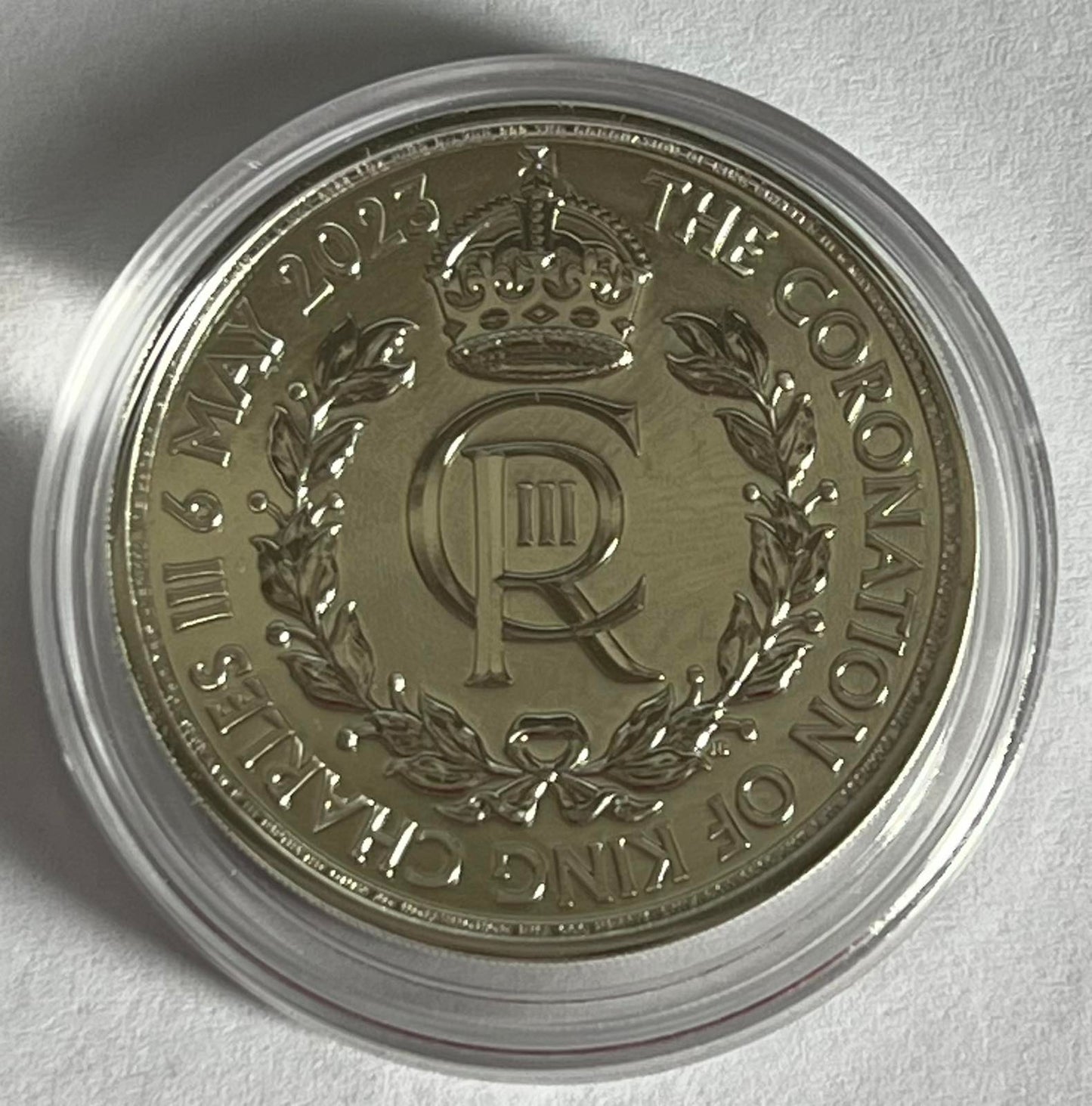 The Coronation of His Majesty King Charles III 2023 1 oz Silver Coin BU in Capsule