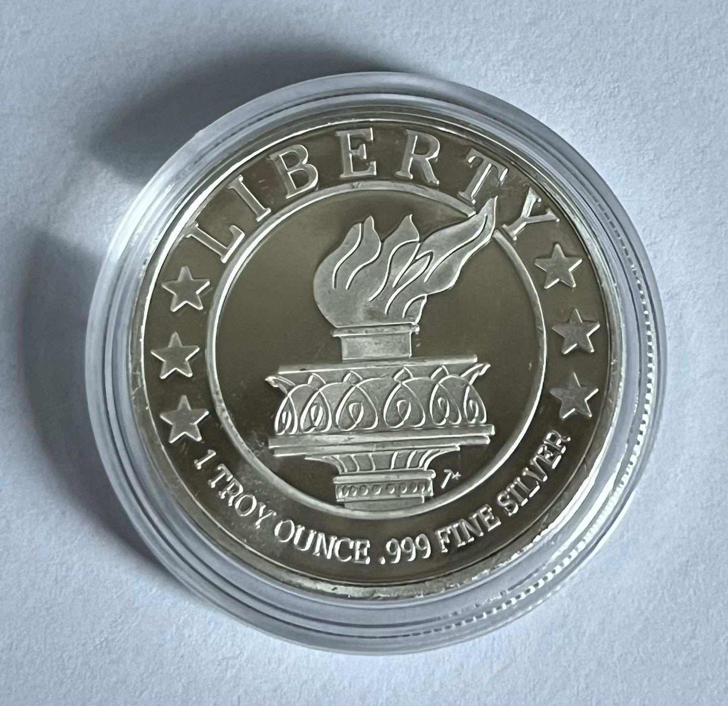 Silver - 1 oz Lady Liberty Round BU in Capsule