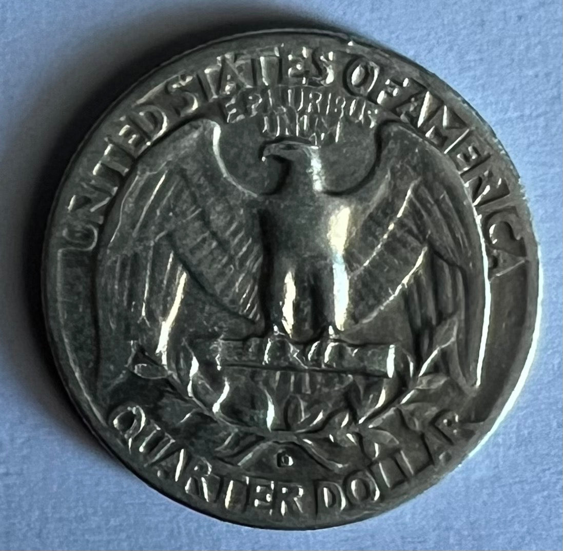10 pieces 1/4 Dollar "Washington Silver Quarter" (note: assorted condition and design)