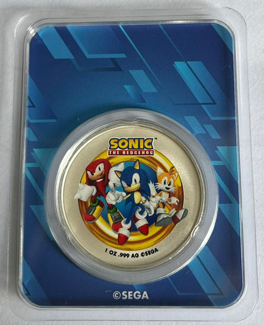 1 oz Silver Round Tails Colorized (with TEP)