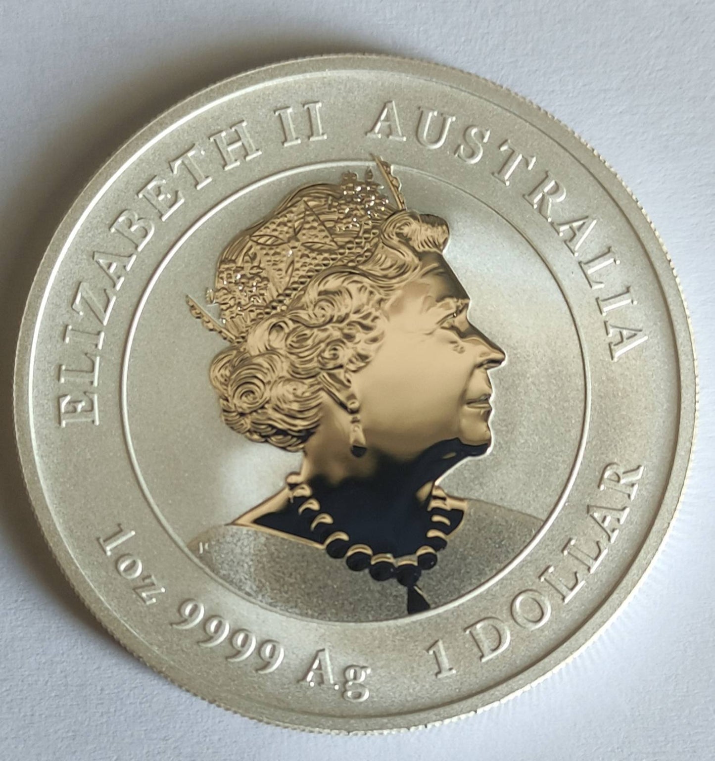 2022 Australia Lunar Tiger (Series III) 1 oz Colorized Silver Coin BU in Capsule