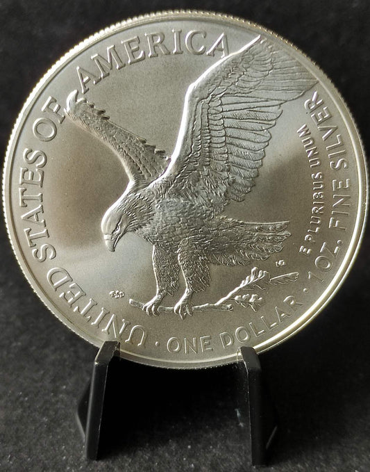 American Silver Eagle 1 oz Silver Coin BU (Random Year) in Capsule
