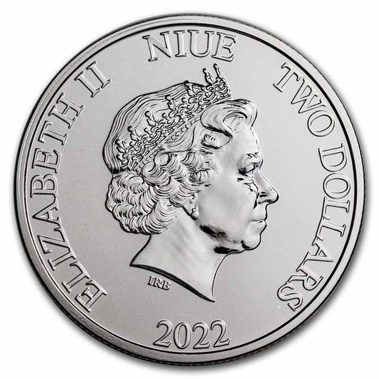 2022 Niue Star Wars: Darth Vader 1 oz Silver Coin BU in Capsule