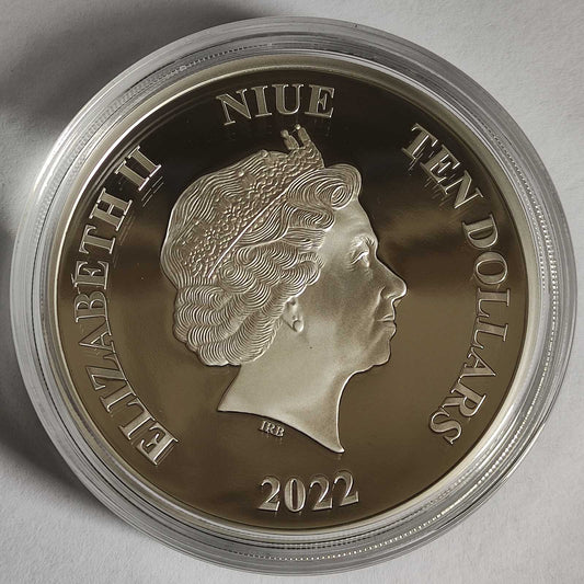 2022 Niue Batman Classic 3 oz Proof Silver Coin in Capsule with Case and COA