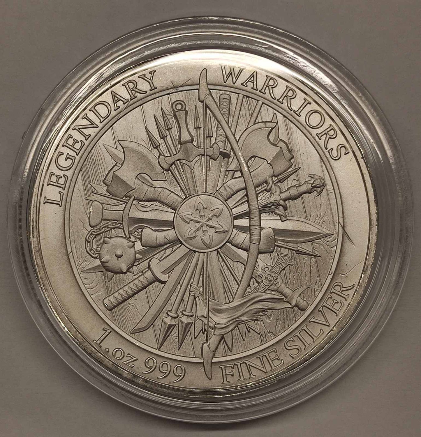 Legendary Warriors: Eric Bloodaxe 1 oz Silver Coin BU in Capsule