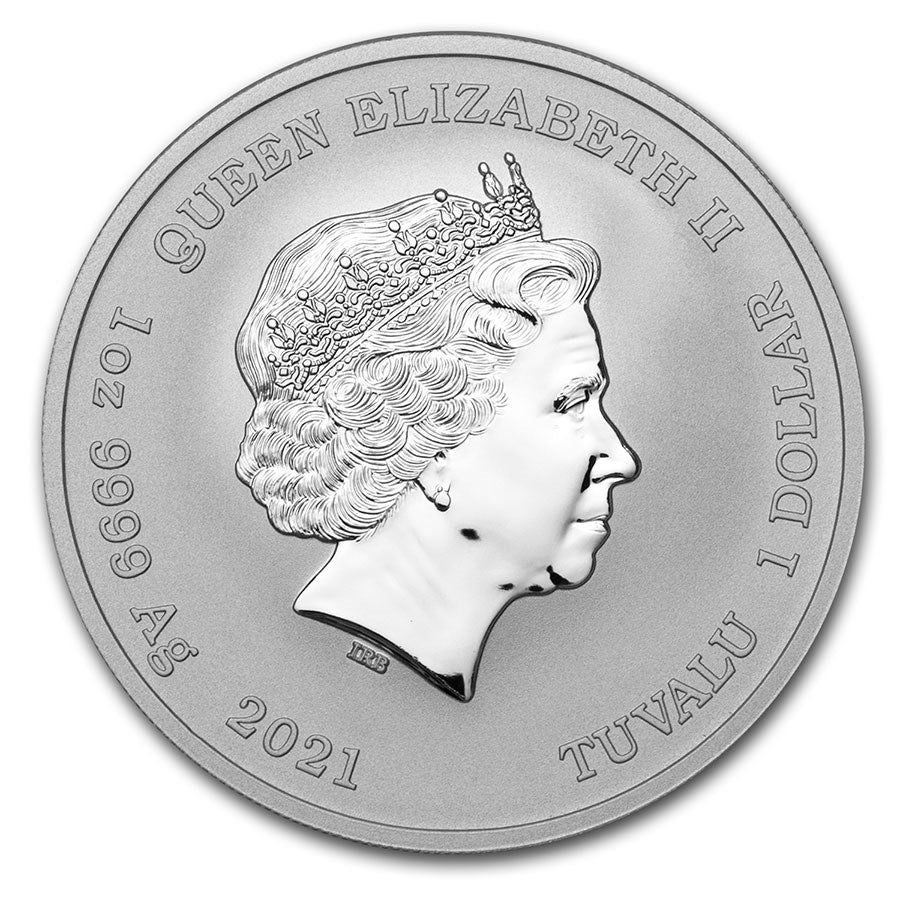 2021 Tuvalu Marvel Series: Wolverine 1 oz Silver Coin BU in Capsule