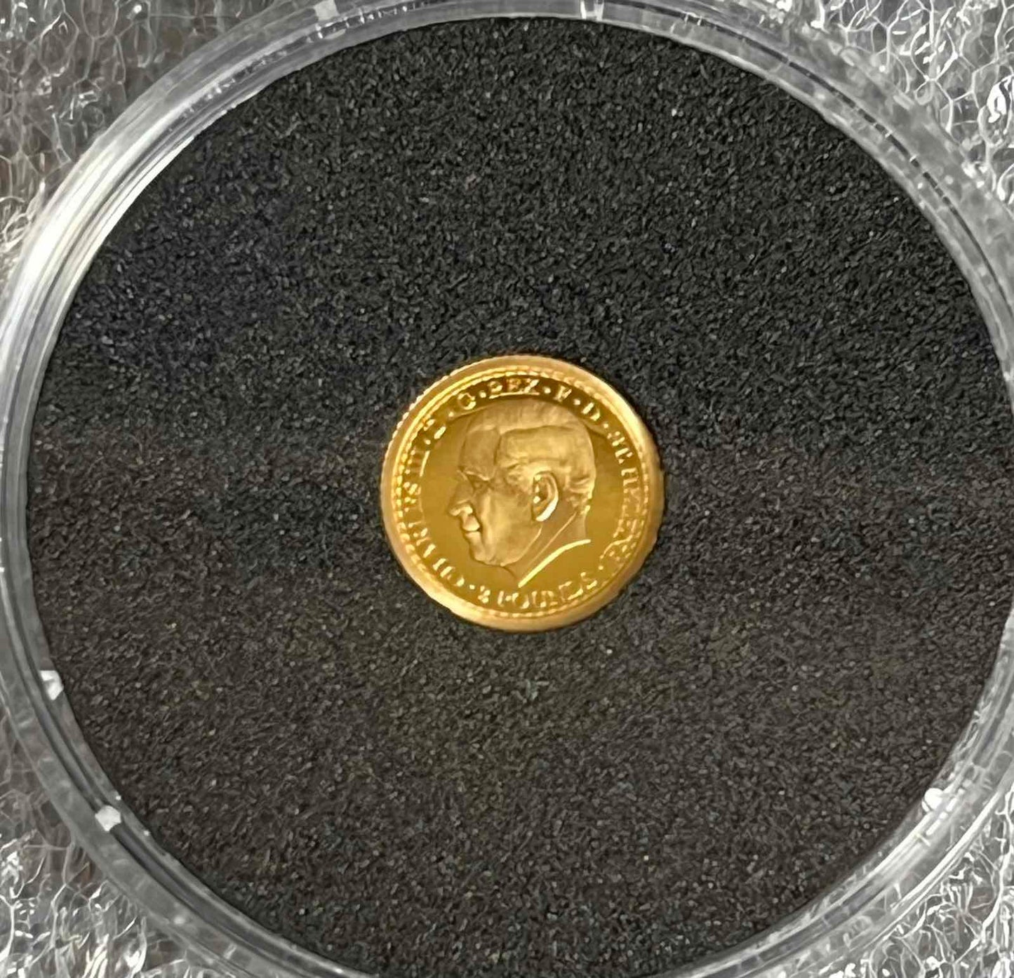 2023 Proof St. Helena Una and The Lion 1/2 Gram Gold Coin in Capsule with Presentation Case