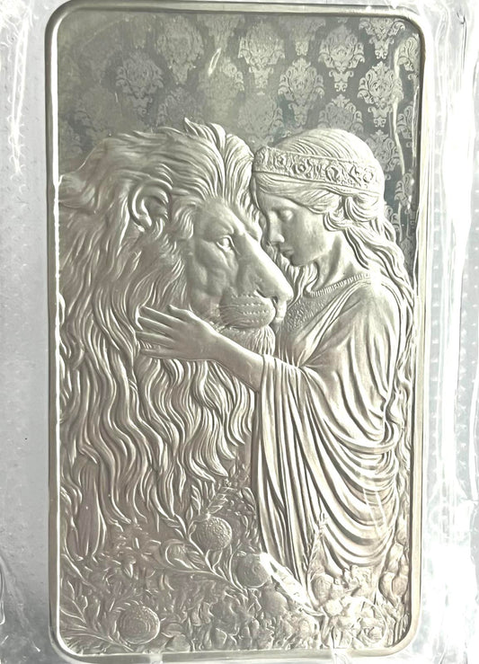 2024 Una and the Lion 10 oz Silver Bar in Mint-Sealed Packaging