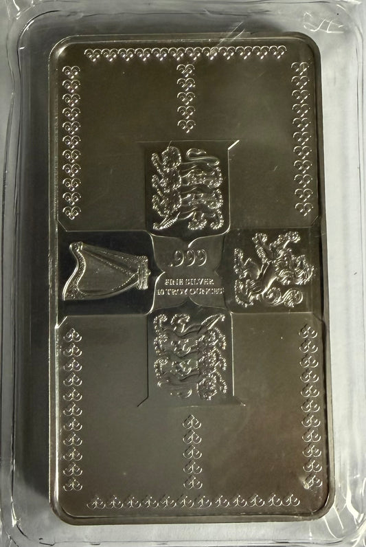 2024 10 oz Gothic Crown Silver Bar