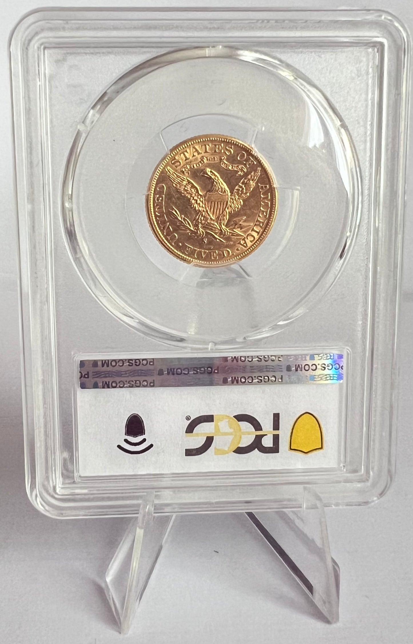 1899 $5 Liberty Gold Half Eagle PCGS AU58