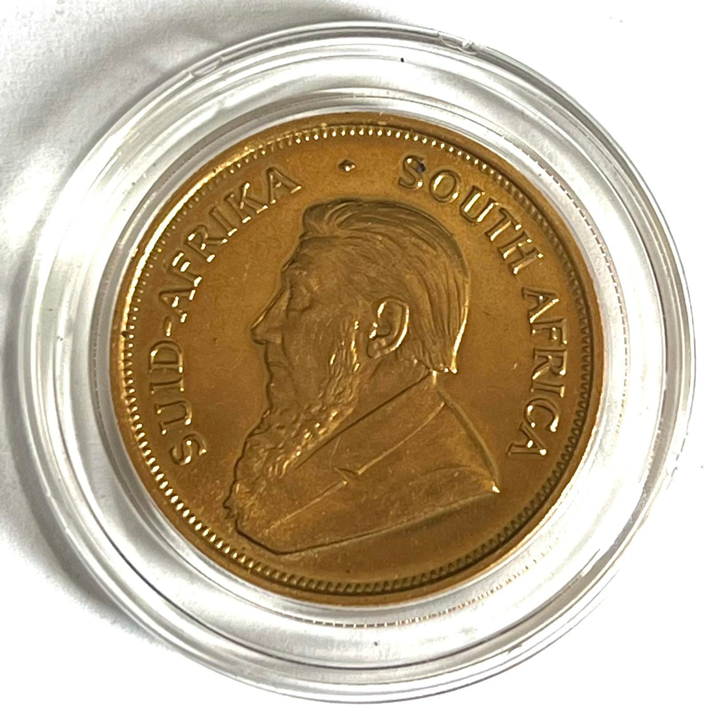 1973 South Africa Krugerrand 1 oz Gold Coin AU in Capsule