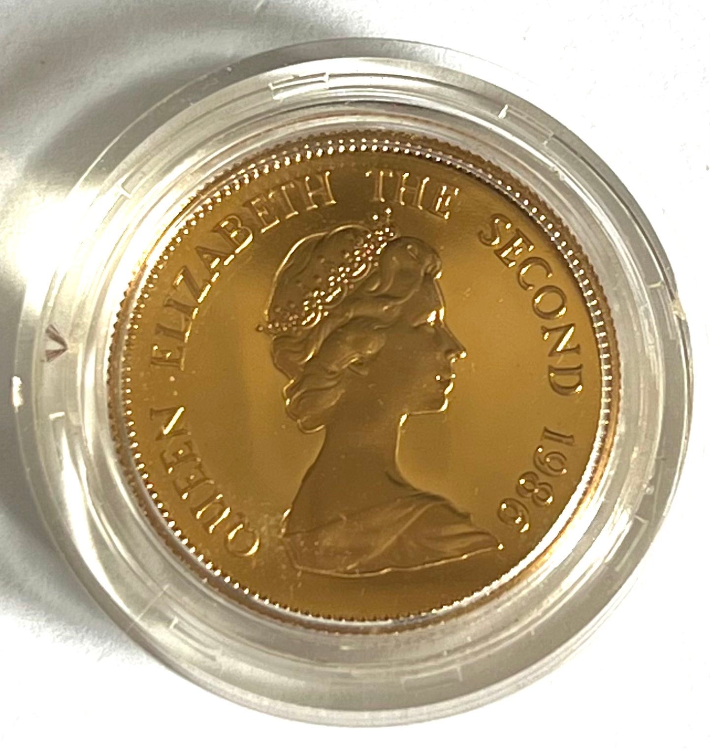 1000 Dollars - Elizabeth II (Lunar Tiger) Gold Coin in Capsule with Case