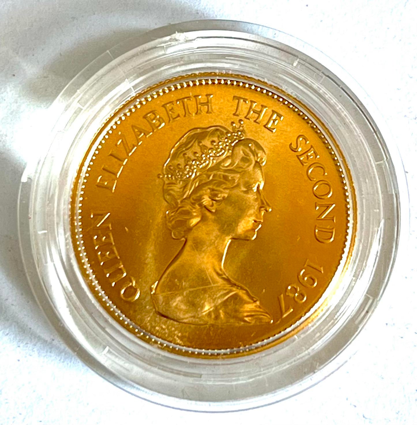 1000 Dollars - Elizabeth II (Lunar Rabbit) .513 oz Gold Coin in Capsule with Case
