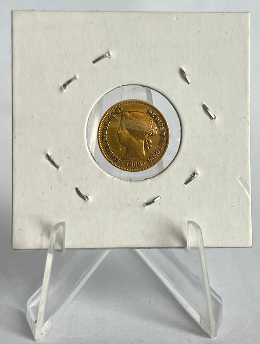 1 Peso - Isabella II Gold Coin