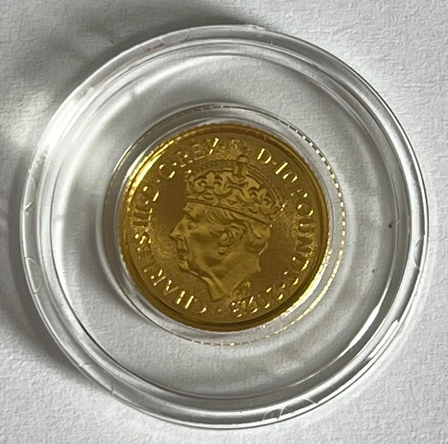 2023 Great Britain The Coronation of His Majesty King Charles III 1/10 oz Gold Coin BU in Capsule