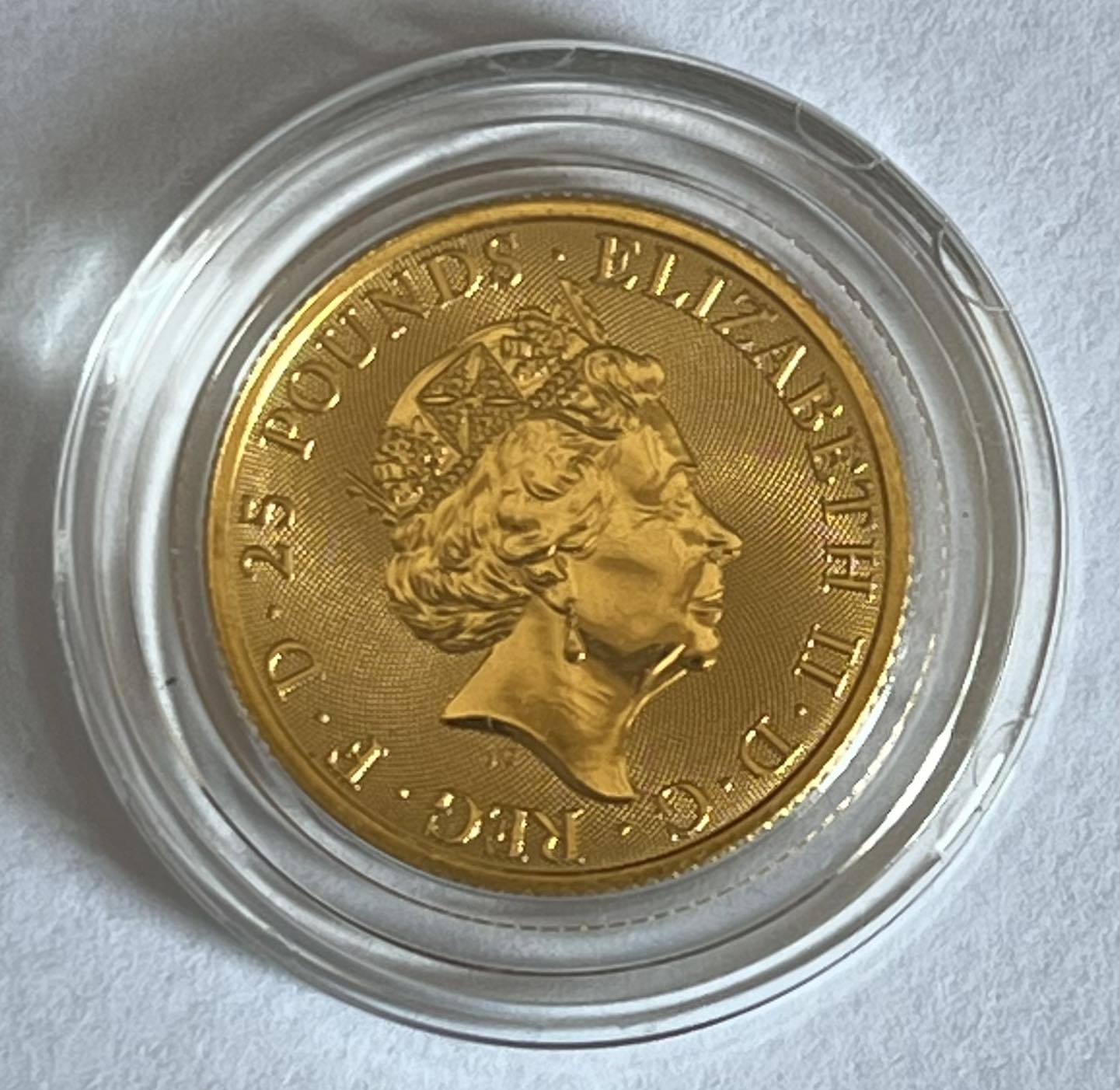 2023 Great Britain Tudor Beasts Yale of Beaufort 1/2 oz Gold Coin BU in Capsule