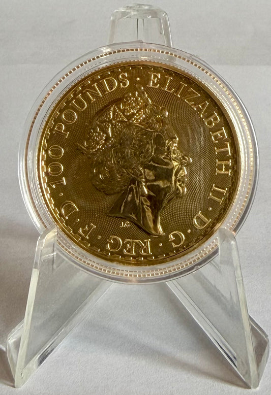 2021 Great Britain Britannia 1 oz Gold Coin BU in Capsule