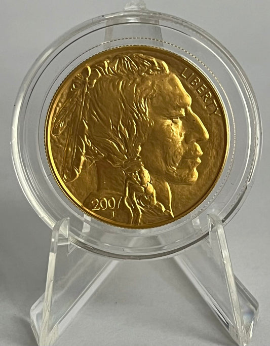 2007 1 oz Gold Buffalo BU in Capsule