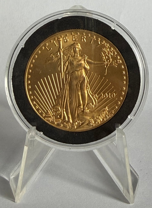 2010 American Gold Eagle 1 oz Gold Coin in Capsule