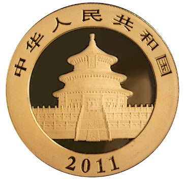 2011 China Panda 1 oz Gold Coin