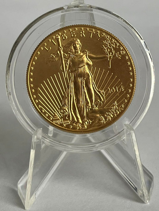 2014 American Gold Eagle 1 oz Gold Coin in Capsule