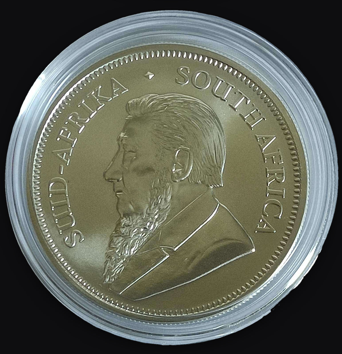 South Africa Krugerrand 1 oz (Random Year) Silver Coin BU in Capsule