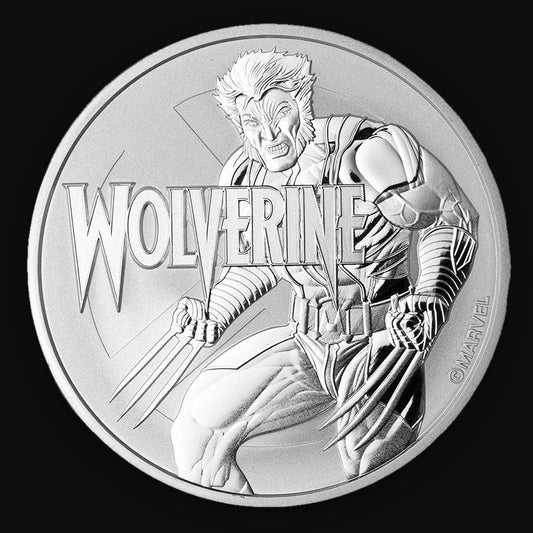 2021 Tuvalu Marvel Series: Wolverine 1 oz Silver Coin BU in Capsule