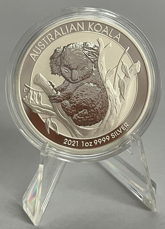 2021 Australia Koala 1 oz Silver Coin BU in Capsule