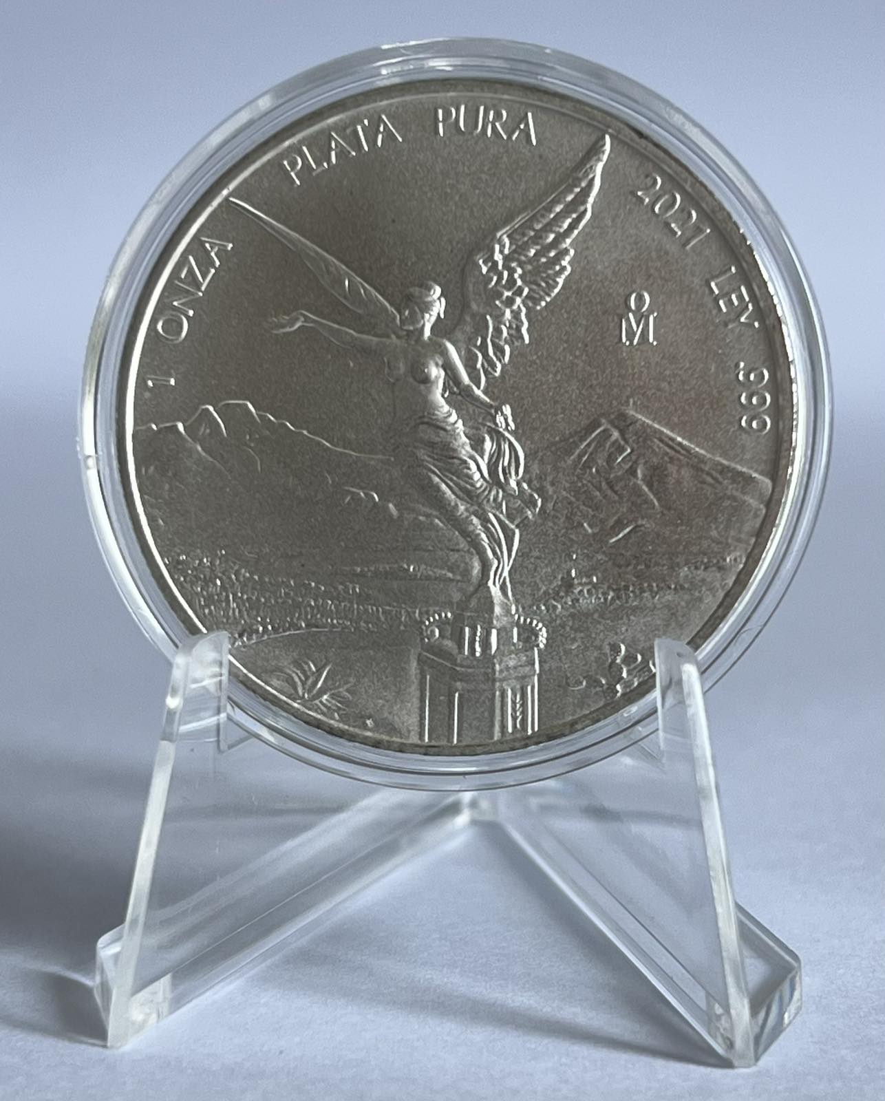 2021 Mexico Libertad 1 oz Silver Coin BU in Capsule