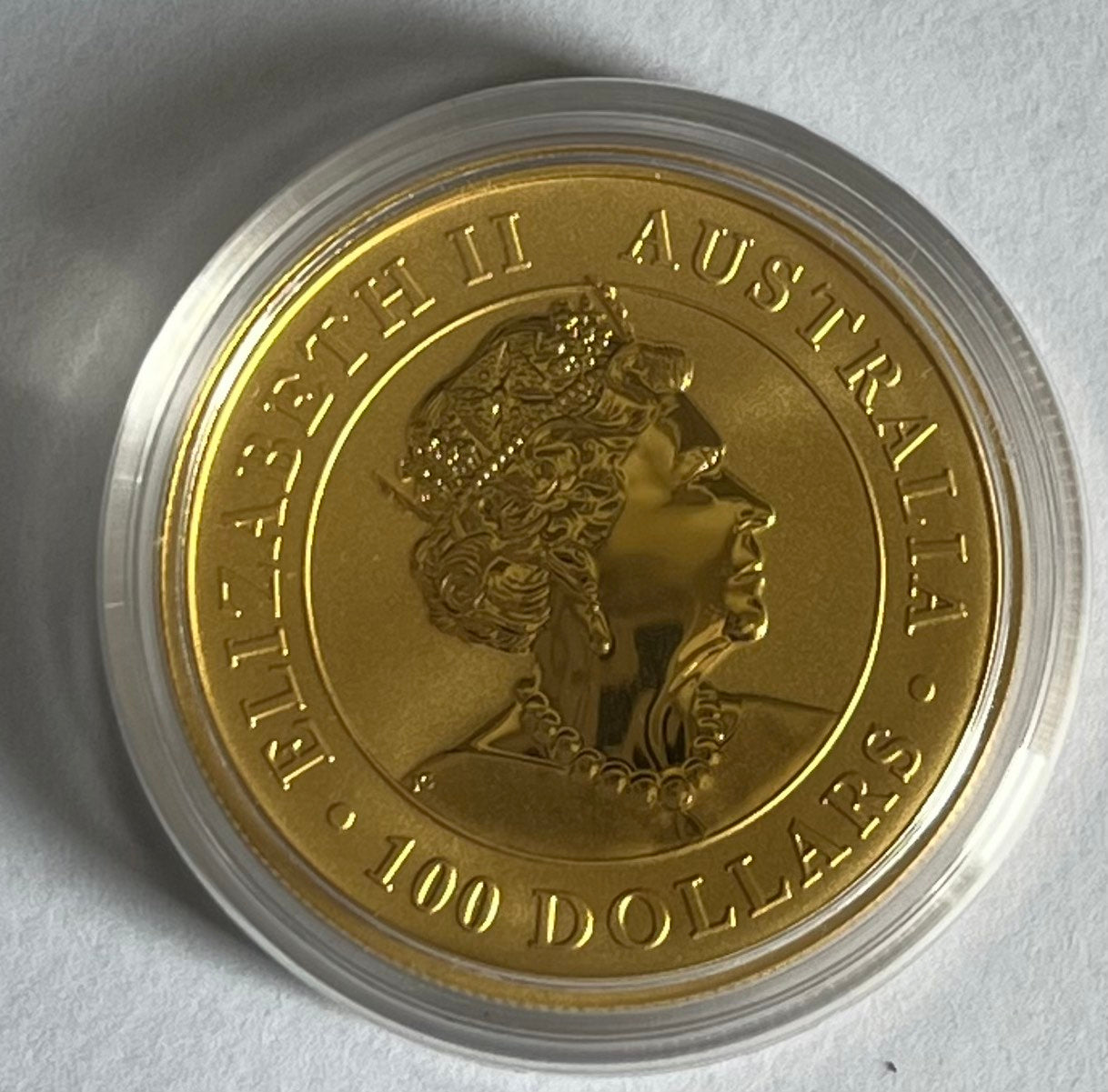 2022 Australia Kangaroo 1 oz Gold Coin BU in Capsule