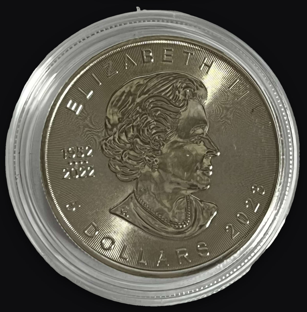 Random Year Canada Maple Leaf 1 oz Silver Coin BU in Capsule