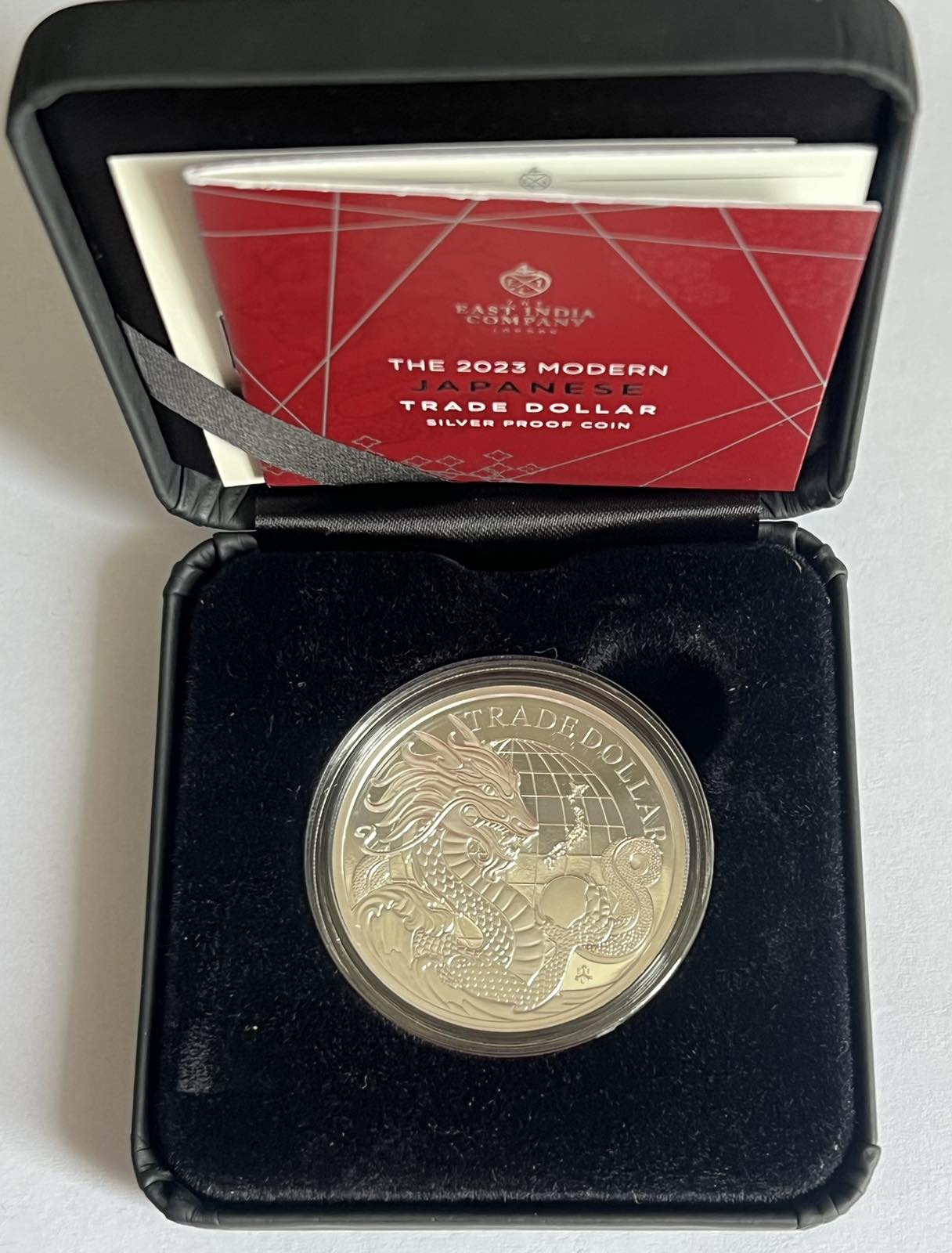 2023 1oz St Helena Modern Japanese Trade Dollar .999 Silver Proof Coin