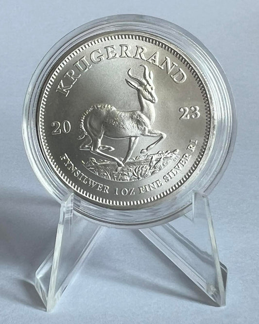 2023 South Africa Krugerrand 1 oz Silver Coin BU in Capsule