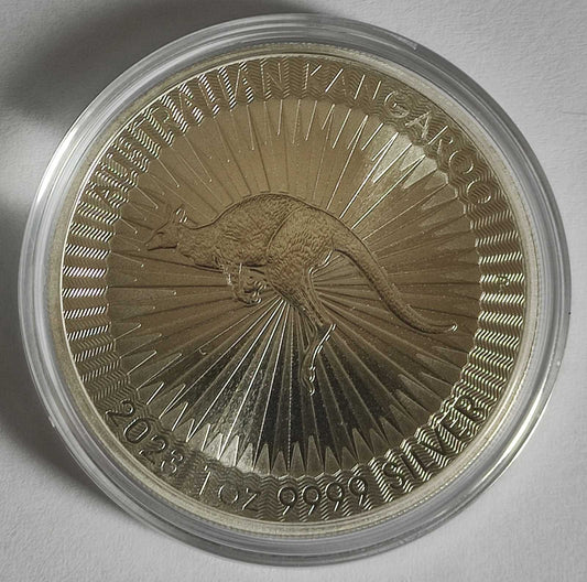 2023 Australia Kangaroo 1 oz Silver Coin BU in Capsule