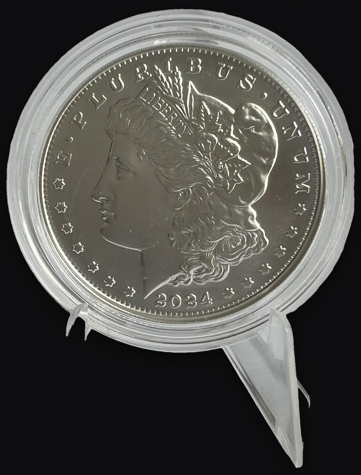 2024 Morgan Dollar 0.858 troy oz Silver Coin BU in Capsule with Box and COA