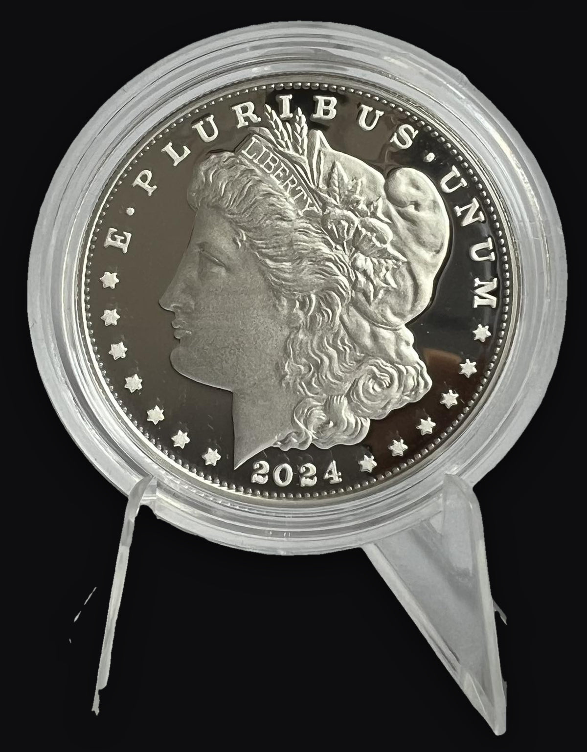 2024-S Morgan Dollar .858 troy oz Proof Silver Coin in Capsule with Box & COA