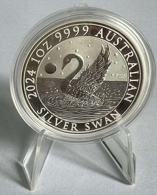 2024 Australia Swan 1 oz Silver Coin BU in Capsule